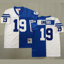 UNITAS #19 Men's Indianapolis Colts Retro NFL Jersey  小马