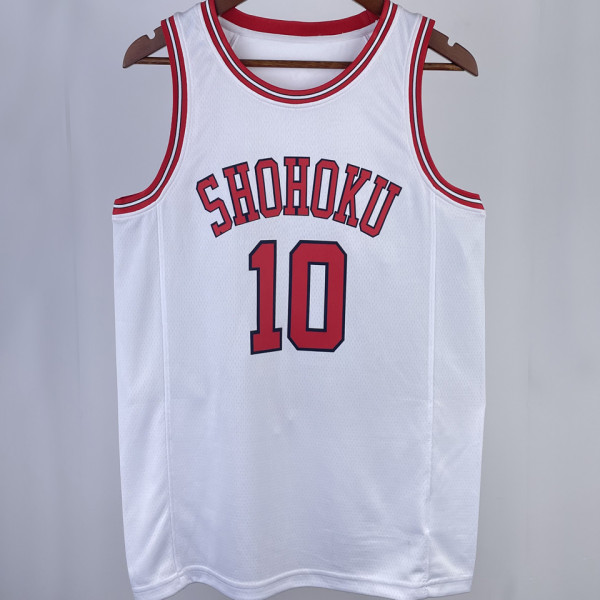SAKURAGI #10 SHOHOKU White NBA Jersey