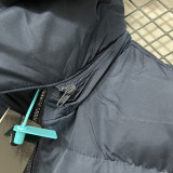2026/27 AD Royal Blue Cotton Vest Jacket J5501 宝蓝色带帽