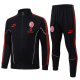 2026/27 AC Black Jacket Tracksuit