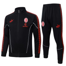 2026/27 AC Black Jacket Tracksuit