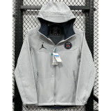 2025 PSG Jordan Grey Outdoor Jacket #RK901冲锋衣