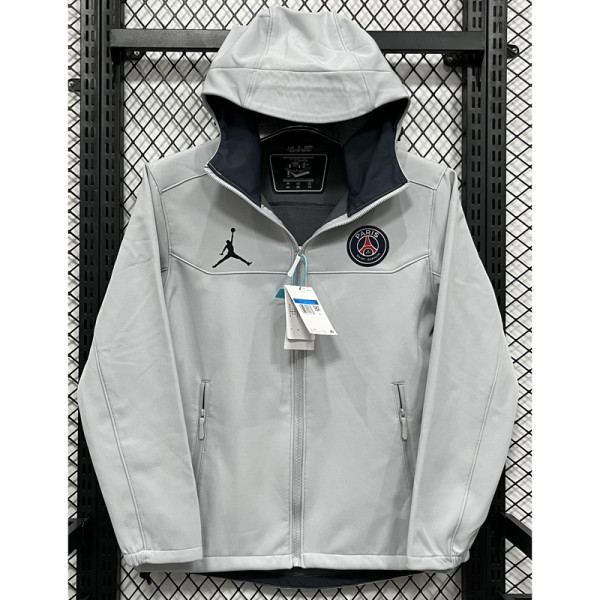 2025 PSG Jordan Grey Outdoor Jacket #RK901冲锋衣