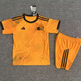 2025/26 Roma  Away Orange Kids Soccer Jersey
