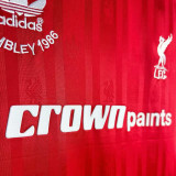 1986/1987 LFC Home Red Retro Soccer Jersey