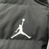 2026/27 PSG x Jordan Black Baseball Cotton Windbreaker Jacket BQ7702 蓝标