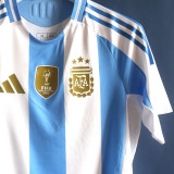 CAMPEONES DEL MUNDO 3 Stars Argentina Home Player Version Jersey 2024/25 (Have FlFA World Champion 2022 球员版有胸前章) ★★