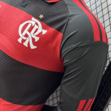 2026/27 Flamengo Home Player Version Long Sleeve Soccer Jersey