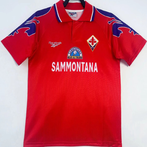 1995/96 ACF FC Away Red Retro Soccer Jersey