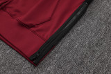 2025/26 Miami Heat Maroon Hoody Zipper Jacket Tracksuit