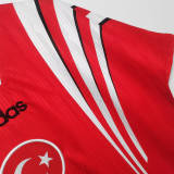 1990 Turkey Away Red Retro Retro Jersey