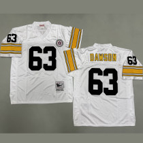 DAWSON #63 Men's Pittsburgh Steelers Retro NFL Jersey 钢人