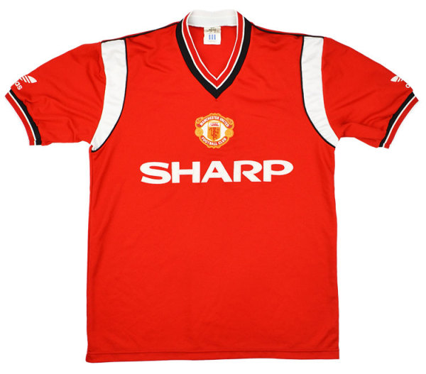 1984-1986 M Utd Home Retro Soccer Jersey
