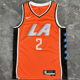 2026 Clippers LEONARD #2 Orange City Edition NBA Jerseys