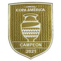 CONMEBOL COPA AMERICA CAMPEON Patch 2021 美洲杯胸前金杯  (You can buy it alone OR tell us which jersey to print it on. )