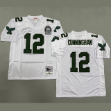CUNNINGHAM #12 Men's Philadelphia Eagles Retro NFL Jersey 老鹰
