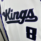 2025 Kings LAVINE #8 White NBA Jerseys