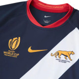 2023 Argentina RUGBY WORLD CUP Away Black Rugby Jersey  阿根廷