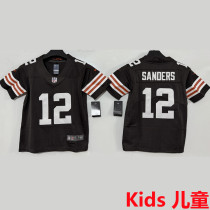 SANDERS #12 Cleveland Browns Kids NFL Jersey 布朗