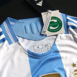 2024/25 Argentina Home Player Version Soccer Jersey  (Have FlFA World Champion 2022 有胸前章)