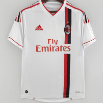 2011/12 AC Milan Away White Retro Soccer Jersey