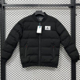 2026/27 Jordan Flight Black Baseball Cotton Windbreaker Jacket BQ7705 白标