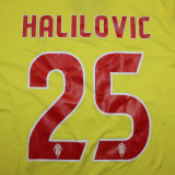 2015/2016 Gijon Away Yellow Retro Soccer Jersey