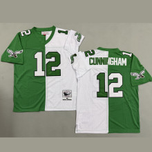 CUNNINGHAM #12 Men's Philadelphia Eagles Retro NFL Jersey 老鹰