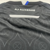 2025/26 AJ Auxerre Away Black Fans Soccer Jersey