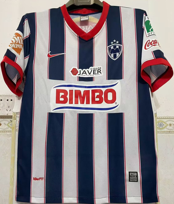 2009/2010 Monterrey Home Retro Soccer Jersey （3 Stars) 3星