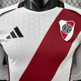 2025/26 River Plate Home White Player Version Long Sleeve Jersey 长袖胸前空白版