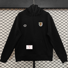 2026 Benfica Black Retro Style Hoody  小绣花 黑色