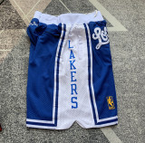 Lakers Blue Four Bags NBA Pants