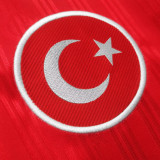 1990 Turkey Away Red Retro Retro Jersey