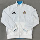 2026 RM White And Blue Reversible Windbreaker 双面