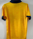 1992 Lazio Away Yellow Retro Soccer Jersey