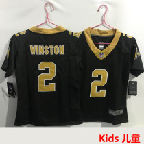WINSTON #2 New Orleans Saints Kids NFL Jersey 圣徒