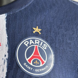2024/25 PSG Home Blue Champion Style Player Version Soccer Jersey 前后带星塔