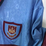1995/97 West Ham Away Retro Long Sleeve  Jersey