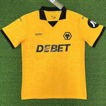 2025/26 Wolves Home Yellow Fans Soccer Jersey