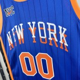 NY Knicks CLARKSON #00 Blue City Edition NBA Jersey