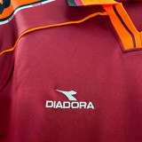 1998/99 Roma Red Home Retro Soccer Jersey