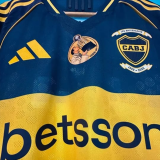2025/26 Boca 120th Anniversary Edition Player Version Soccer Jersey 不印 右臂和后幅广告