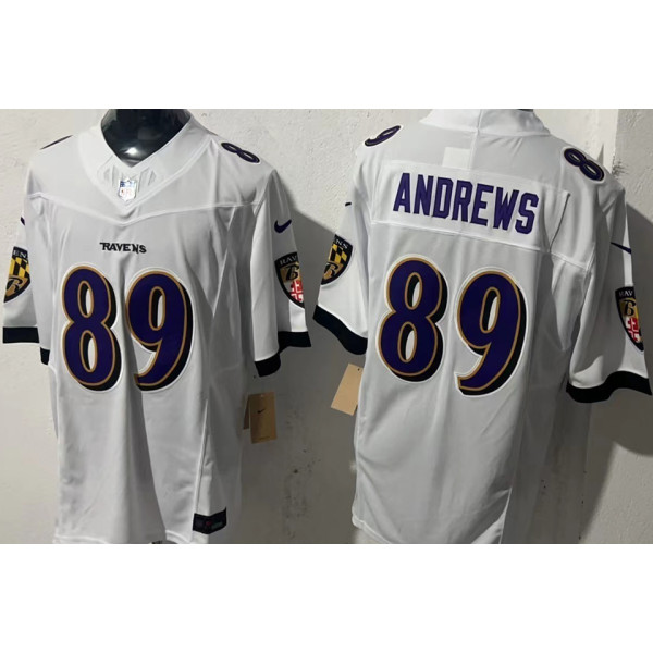 ANDREWS #89 Men's Baltimore Ravens NFL Jersey 乌鸦  (3代）