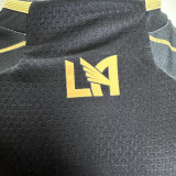2025/26 Los Angeles Home Black Player Version Soccer Jersey 队微上带星