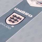 1996 England Away Kids Retro Soccer Jersey