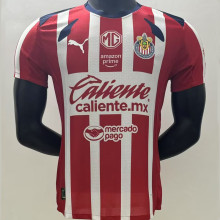 2025/26 Chivas Home Red White Player Version Soccer Jersey