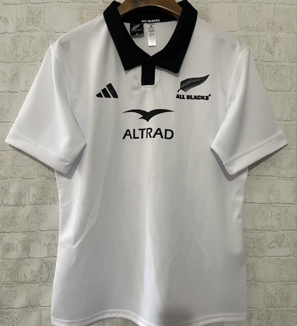 2026 All Blacks Away White Rugby Shirt