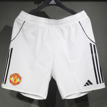 2025/26 M Utd White Player Version Shorts Pants  (A+球员版)