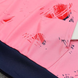 2025 PSG Pink Hoody Zipper Jacket Tracksuit